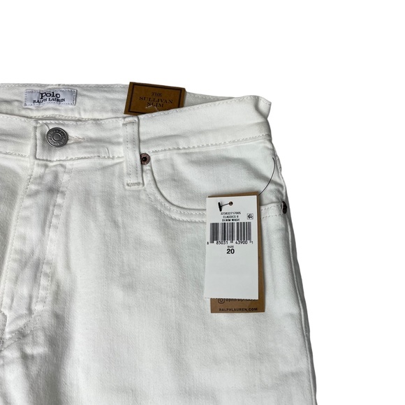 Polo Ralph Lauren Boys Sullivan Slim Stretch Jean White Easter Size 20 - Picture 4 of 6